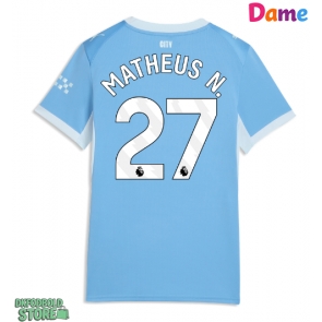Manchester City Matheus Nunes #27 Replika Hjemmebanetrøje Dame 2026-27 Kortærmet